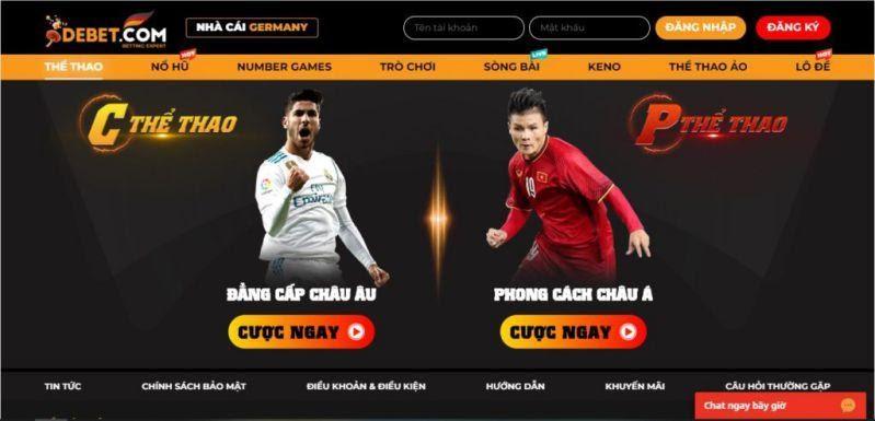 Debet – Nhà cái bóng đá DEBET – Trải nghiệm kèo cược hấp dẫn nhất thị trường